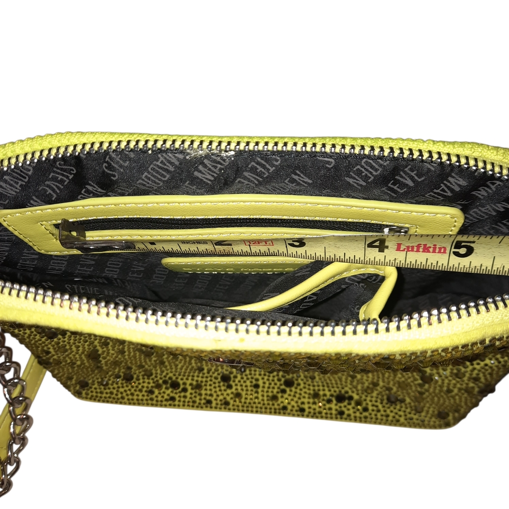 Steve Madden Yellow Crystal Crossbody Bag neon - Picture 12 of 14